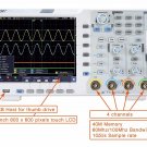 OWON XDS3064E 60MHz 4CH 8bits 40M W/Touchscreen,DMM+2CH AWG+Decoding+VGA+Batte