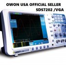 OWON SDS7202 200MHz digital  1GS/s DE Handbuch Oscilloscope + VGA + BATTERY +BAG