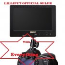 Lilliput 7" 667/S  HD-SDI in&out  HDMI & YPbPr Camera-top Monitor LP-E6 battery