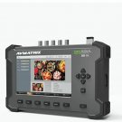AVMATRIX SG-12G Metal Frame 7" IPS 12G-SDI Audio Monitor and Signal Generator