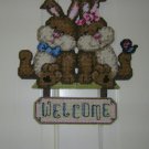 Welcome Bunnies Door Hanging