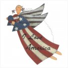 #12576 Patriotic Angel Sign