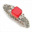#13009 Red Nouveau Ice Ring