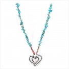 #12956 Turquoise Sweetheart Necklace