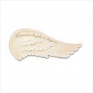 #37208 'Moms are Angels in Disguise' Feathered Wing Sign