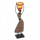 #13016 Tribal Maiden Candleholder