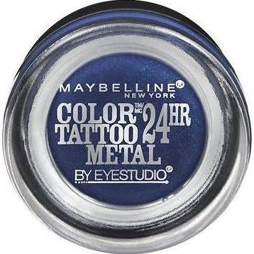Maybelline New York Eye Studio Color Tattoo Metal 24 Hour Cream Gel Eyeshadow, 75 Electric Blue