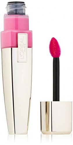 L'Oreal Paris Colour Riche Caresse Aqua Lip Lacquer, Pink Rebellion 189
