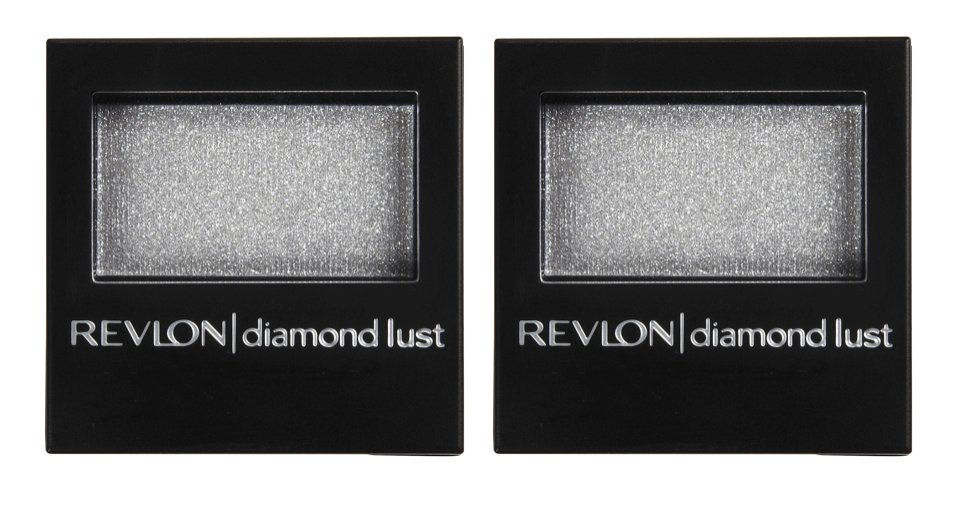 (2-Pack) REVLON Luxurious Color Diamond Luste Eye Shadow, Celestial Silver 100
