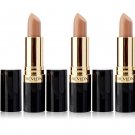 (4-Pack) Revlon Super Lustrous Matte Lipstick, Nude Attitude 001 - 0.15 oz