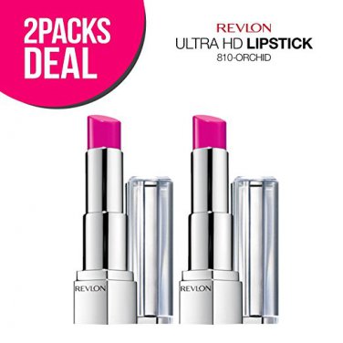 (2 Pack) Revlon Ultra HD Lipstick NEW, (810 Orchid)