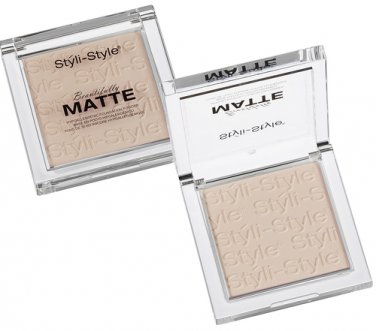 Styli-Style Cosmetics Beautifully Matte - Face Powder - Cool Ivory, .32 oz/(9g)