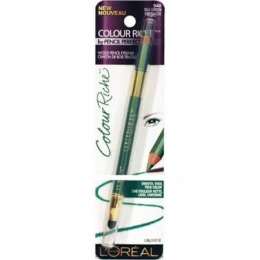 L'Oreal Colour Riche Wood Pencil Eyeliner, Sea Green 940