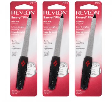 (3-PACK) Revlon Lifetime Guarantee, File Emeryl Compact