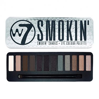 W7 Eye Shadow Colour Palette 15.6g (Smokin')  - 12 shades in 1
