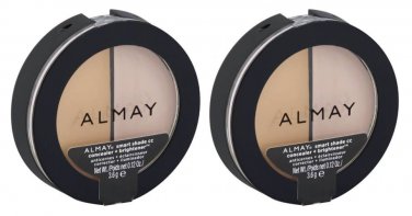 (2-PACK) Almay Smart Shade Cc Concealer + Brightener - Light 100 - 0.12 oz