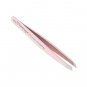 The Vintage Cosmetic Company Slanted Tweezers, Soft Touch Pink