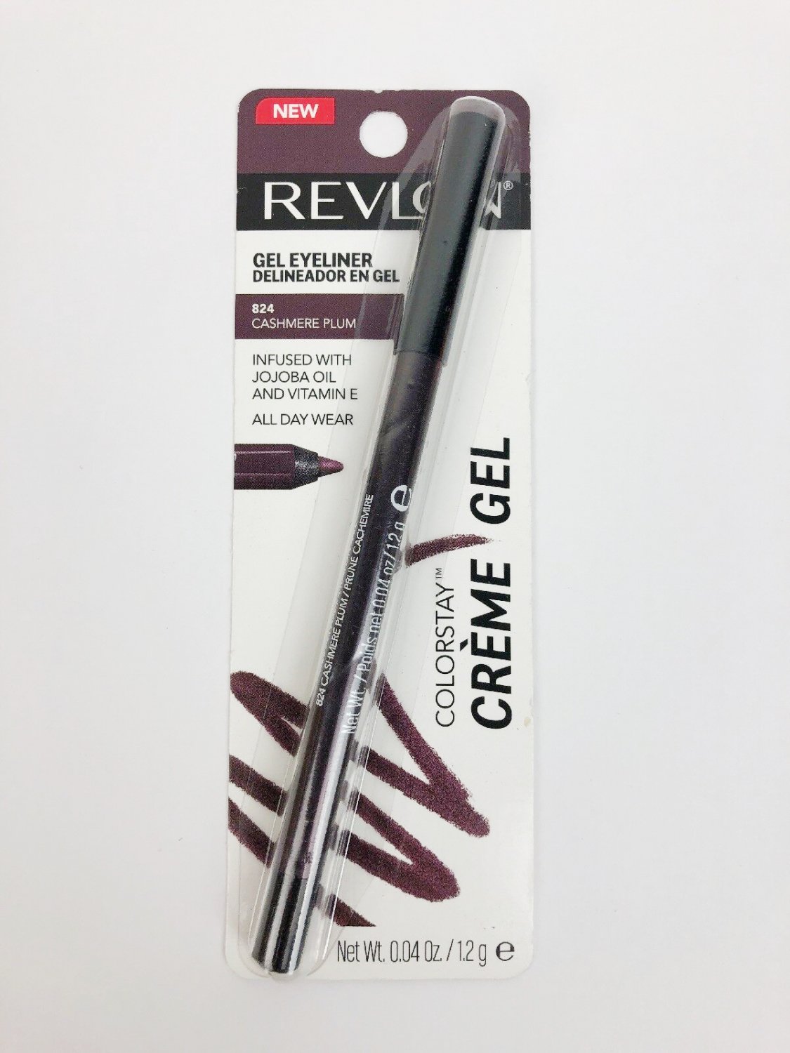 Revlon Colorstay Creme Gel Eyeliner Pencil Cashmere Plum 824 