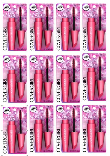(12-Pack) CoverGirl Full Lash Bloom by Lashblast Mascara, Very Black 800