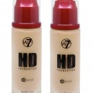 (2-Pack ) W7 - HD Foundation Early Tan 12 Hours 30ml