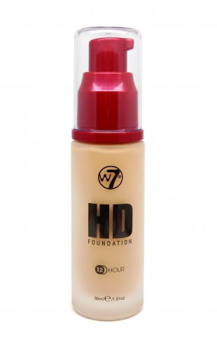 W7 - HD Foundation, Fresh Beige (12 Hours)  30ml