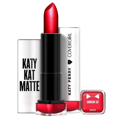 CoverGirl Katy Kat Matte Lipstick, Crimson Cat - 0.12 oz