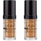 (2-Pack) L.A. Girl Pro Coverage Liquid Foundation, 645 Nude Beige, 0.95 Fluid Ounce (2-Pack) L.A. Girl Pro Coverage Liquid Foundation, 645 Nude Beige, 0.95 Fluid Ounce