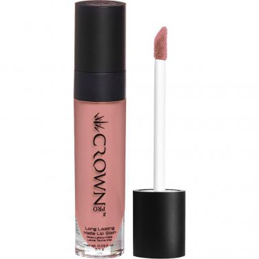Crown PRO - Long Lasting Matte Lipstain - Barely Nude (LLS1)