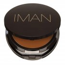 IMAN Cosmetics Luxury Pressed Powder, Earth Dark, 0.35 oz (10g)