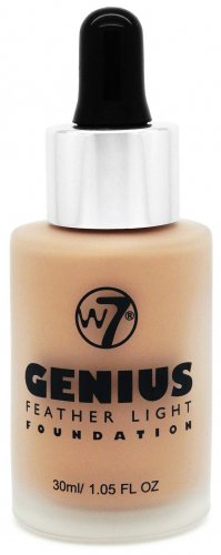W7 Cosmetics Genius Feather Light Foundation, Natural Beige