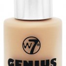 W7 Cosmetics Genius Feather Light Foundation, Sand Beige