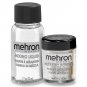 Mehron Metallic Powder with Mixing Liquid - Silver (129-ML-GD)