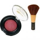 Black Radiance Artisan Color Baked Blush Set: Baked Powder Blush 8305 Warm Berry & Blush Brush C6103