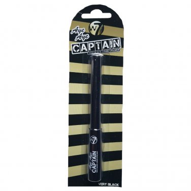 W7 Aye Aye Captain Liquid Eyeliner Very Black