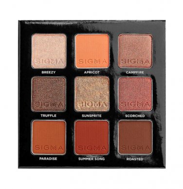 Sigma Beauty Eyeshadow Palette, Fiery