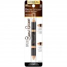 L'Oreal Paris Cosmetics Stylist Brow Raiser Highlighter Duo, Deep 625, 0.16 Ounce