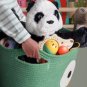 KRAMIG Soft toy, white/black