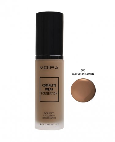 Moira Cosmetics Complete Wear Foundation -  (600) Warm Cinnamon
