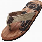 Norty - Men's Memory Foam Footbed Sandals - 13115 Tan Canvas Norty - Men's Memory Foam Footbed Sandals - 13115 Tan Canvas