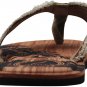 Norty - Men's Memory Foam Footbed Sandals - 13115  Tan Canvas