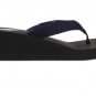 Floopi Womens Anna Wedge Yoga Mat Thong Flip Flop (519) Navy
