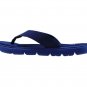 NORTY Mens Memory Foam Flip Flops Adult Male Thong Sandals Navy (12127)