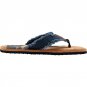 Norty - Men's Memory Foam Footbed Sandals - 13117  Indigo Canvas