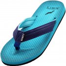 Norty Women's Soft Cushioned Footbed, Blue (12030) Flip Flop Thong Sandal Norty Women's Soft Cushioned Footbed, Blue (12030) Flip Flop Thong Sandal