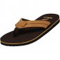 NORTY Men's Lightweight Canvas Strap Flip Flop (11130) Everyday Beach Pool Sandal