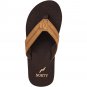 NORTY Men's Lightweight Canvas Strap Flip Flop (11130) Everyday Beach Pool Sandal