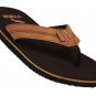 NORTY Men's Lightweight Canvas Strap Flip Flop (11130) Everyday Beach Pool Sandal