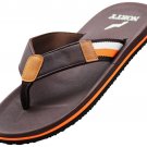 Norty Men's Everyday Sandals Flip Flop Thong Shoe, Brown/Orange (11042) Norty Men's Everyday Sandals Flip Flop Thong Shoe, Brown/Orange (11042)