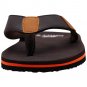 Norty Men's Everyday Sandals Flip Flop Thong Shoe, Brown/Orange  (11042)