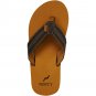 Norty Mens Flip Flop Sandal Camel Brown 11129